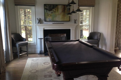 Inspiration for a transitional home design remodel in New York