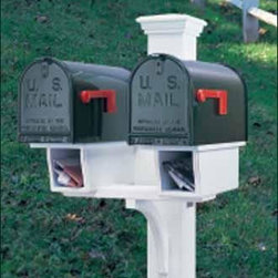 Double Twin Star Mail Post - Mailboxes