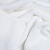 100% Cotton Zero Twist 6 Piece Towel Set by Lavish Home, White