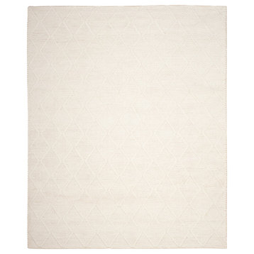 Safavieh Couture Natura Collection NAT310 Rug, Ivory/Ivory, 8'x10'