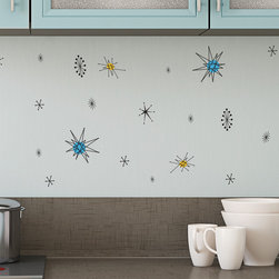 Retro Atomic Shapes - Wall Decals