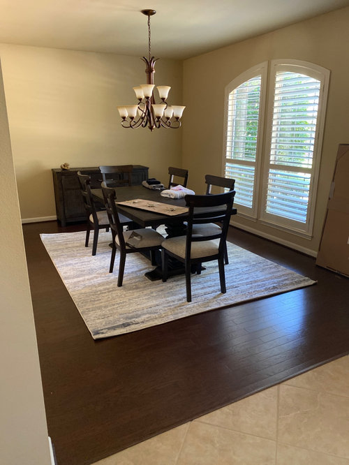 is this rug too big for the room?