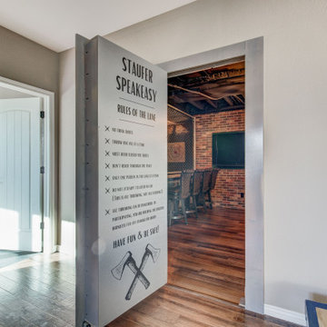 Irwin Place - Basement Remodel with Ax Throwing Room