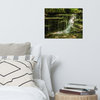 Pixley Falls 1 Landscape Photo, Waterfall Unframed Wall Art Print
