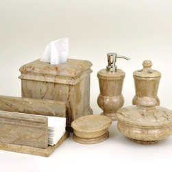Marble Bathroom Accessories Collection - Bathroom Accessories