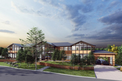 Example of a trendy exterior home design in Los Angeles