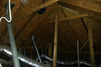 Before/After Energy Efficient Attic