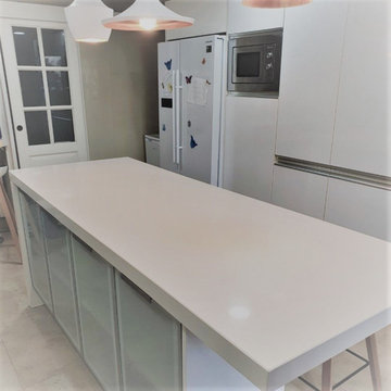 Silestone Blanco Zeus Penthouse Kitchen