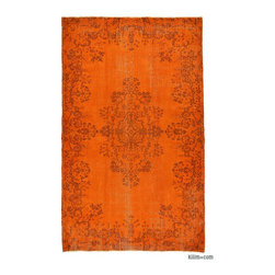 Over-dyed Anatolian Vintage Rug - Rugs