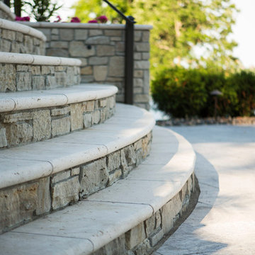 Wide Circular Steps
