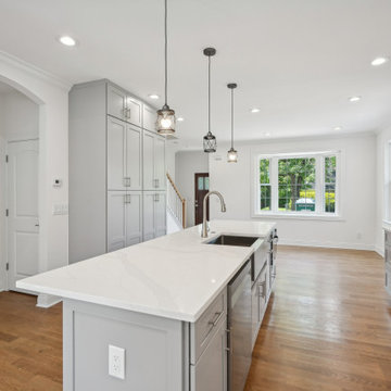 Open Kitchen Layout | Second Level Addition New Milford NJ