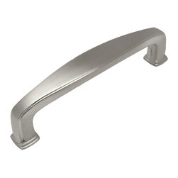 Cosmas - Cosmas 4390SN Satin Nickel 3-1/2&rdquo; CTC Cabinet Pull - Cabinet And Drawer Handle Pulls