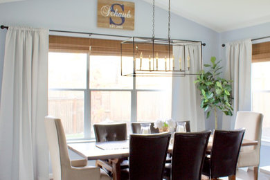 Inspiration for a country dining room remodel in Seattle
