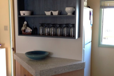 Example of a trendy home design design in Other