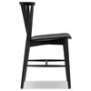 Poly and Bark Ligna Dining Chair in Black