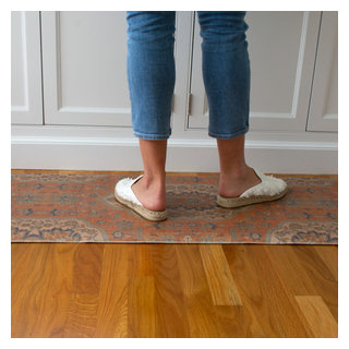 FloorPops Blue Kilim 32 in. x 20 in. Anti-Fatigue Comfort Mat