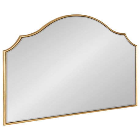 Leanna Framed Arch Wall Mirror, Gold 20x30