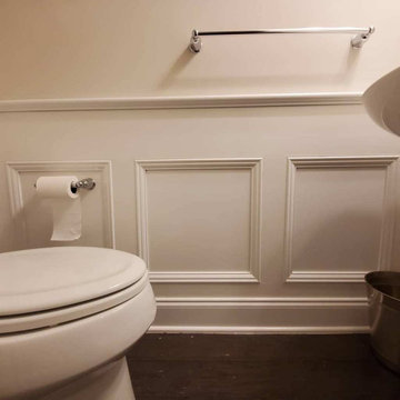 Wainscoting and shadow boxes
