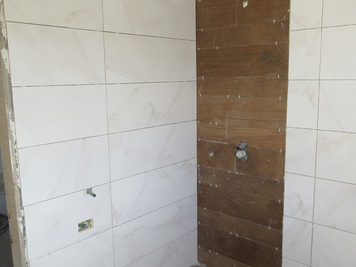 What color grout to use for wood look tiles?