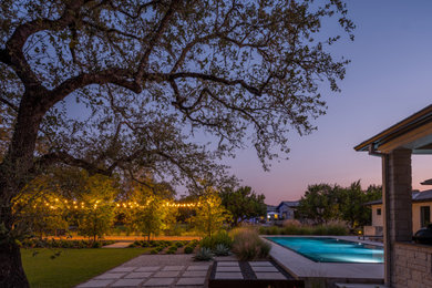 This is an example of a modern landscaping in Austin.