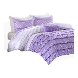 Cupcakes Bed Comforter Set Polka Dot Dreams Bedding Contemporary