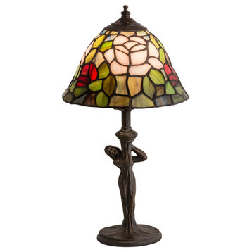 12H Tiffany Rosebush Mini Lamp