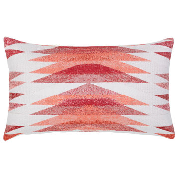 Symmetry Crimson Lumbar Indoor/Outdoor Performance Pillow, 12"x20"