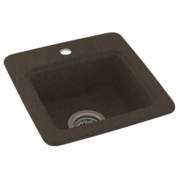 Swan 15x15x6 Solid Surface Drop Bar Sink, 1-Hole, Canyon