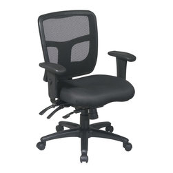 Mesh Back Black Managers Office Chair - Office Chairs