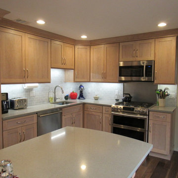 Parsippany, NJ Kitchen Remodel and Expansion with Island