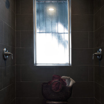 New double head shower