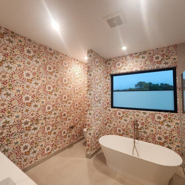 Wallpaper installation Bathroom in Arvada