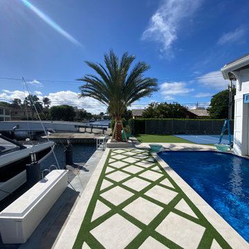 Highland Beach Pool Planters