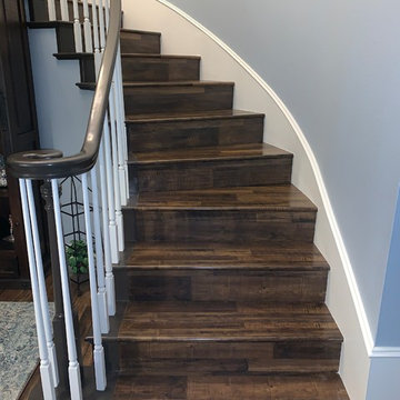 Refinish raling and staircase for Santa Clarita home