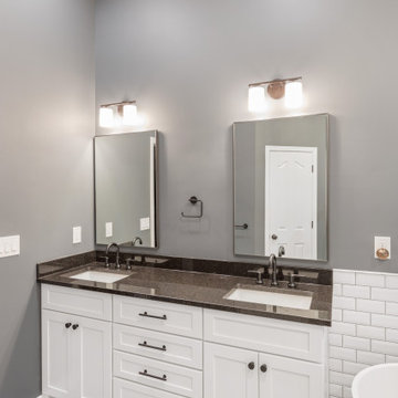 Farmhouse Primary Bath Remodel Olathe, KS