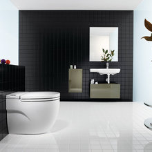 Best of the Week: 30 Boldly Stunning Black & White Bathrooms