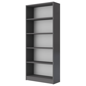 ALMA Bookcase, Slate Grey