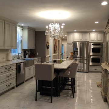 Quartz Countertops with Koch Cabinets