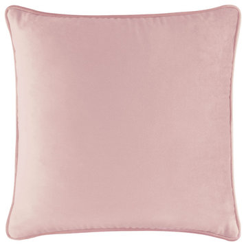 Sparkles Home Coordinating Pillow, Blush Velvet, 16x16