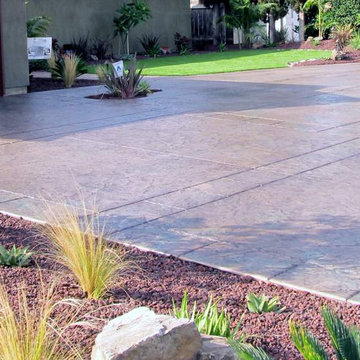 Decorative Stamped Concrete Driveway