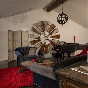 Shabby Chic: An Ann Arbor Kitchen and Living Room Remodel