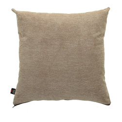 Yorkshire Fabric Shop - Earley Scatter Cushion, Brown, 55x55 Cm - Scatter Cushions