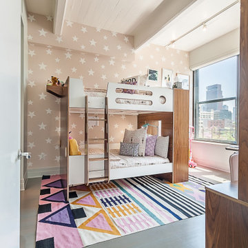 Mila and Stella's Room: Starry Dreams and Expanded Workspaces