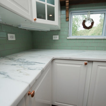 New Super White Quartzite with a Leathered Finish