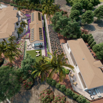 Modern Mediterranean 3D rendering