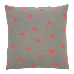 k studio - Dots Pillow, Neon - Decorative Pillows