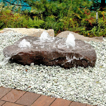 Manistique Falls Handcrafted Bubbling Rock Fountain Kit