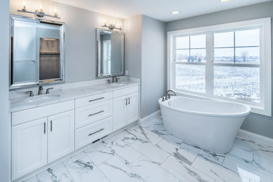 Inspiration for a bathroom remodel in Minneapolis