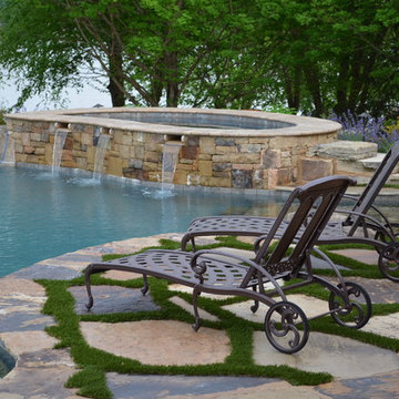 Lake Property with Infinity edge pool