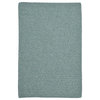Westminster Teal 10' Square, Square, Braided Rug